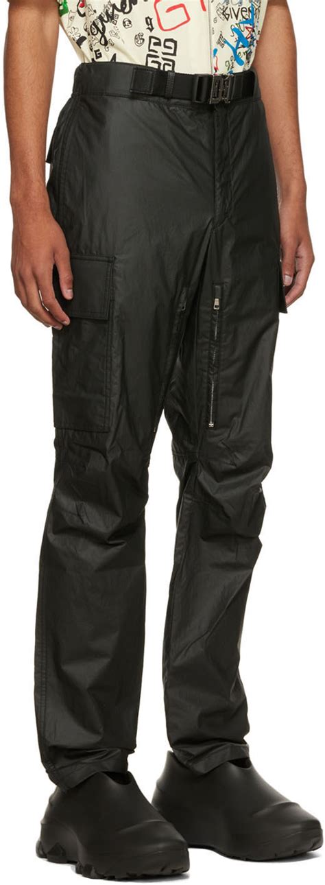 givenchy black track pants|givenchy cargo pants.